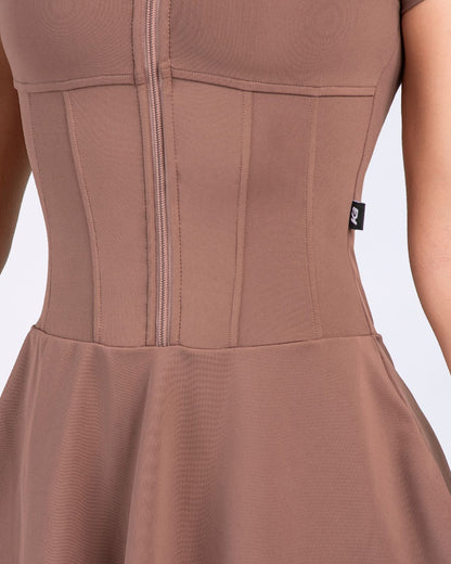 Vestido Dama Manga Glowgym┃KAYBU REF.1314