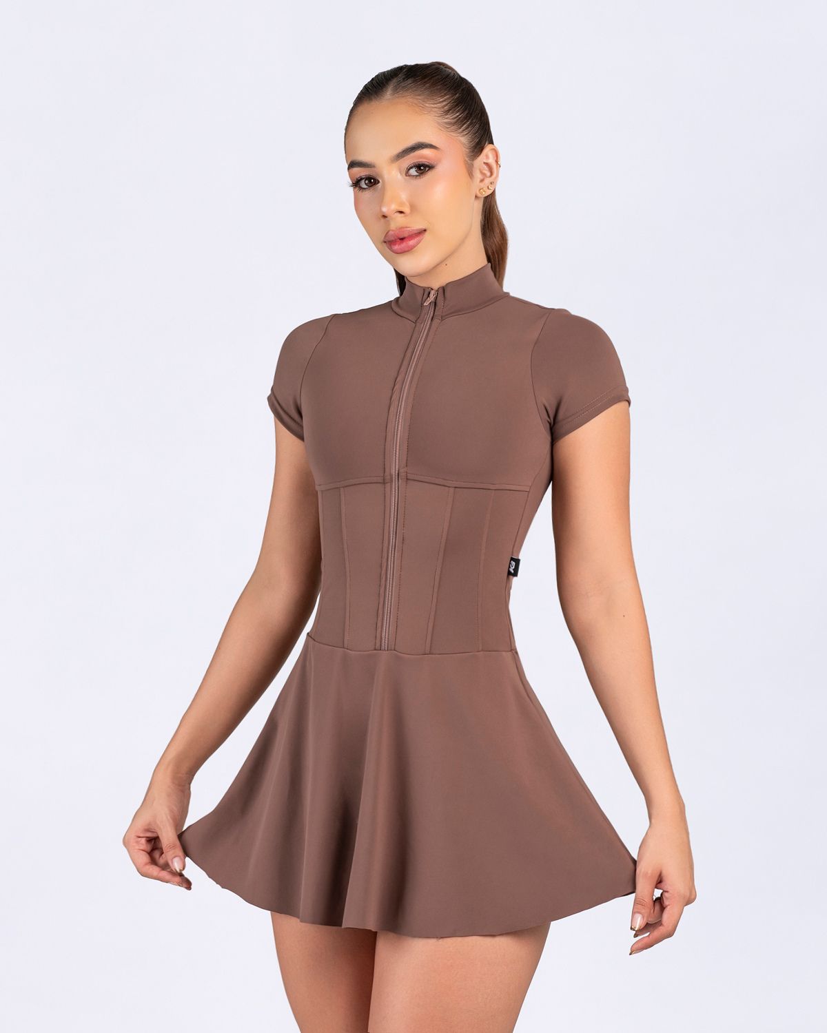 Vestido Dama Manga Glowgym┃KAYBU REF.1314
