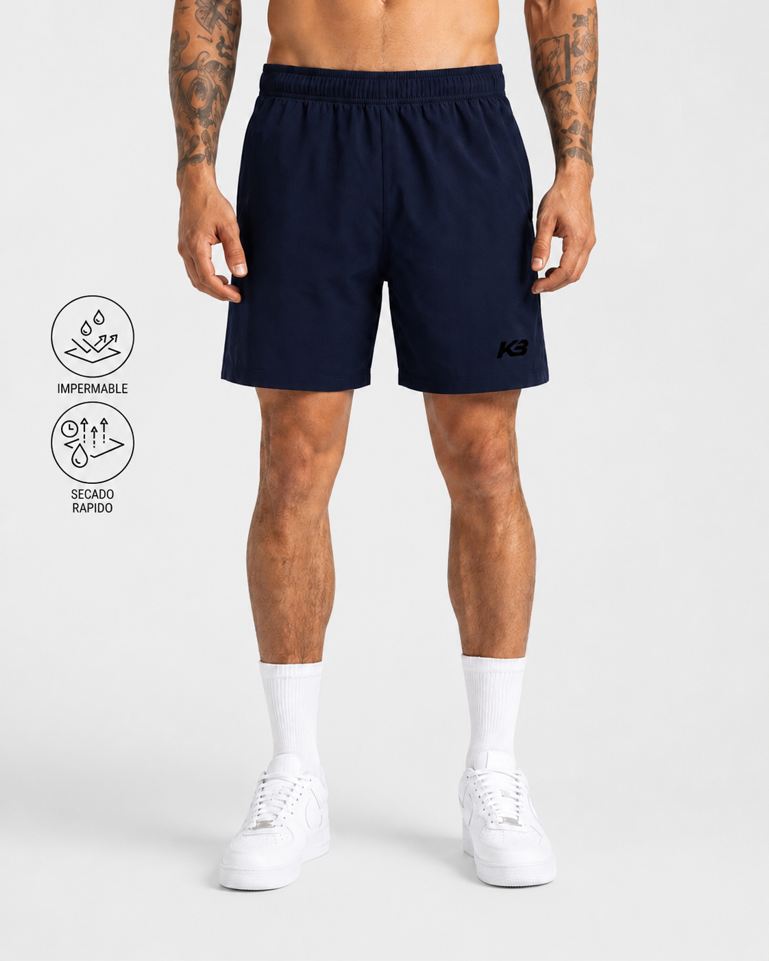 Pantaloneta Basica Impermeable┃KBMEN RF.131