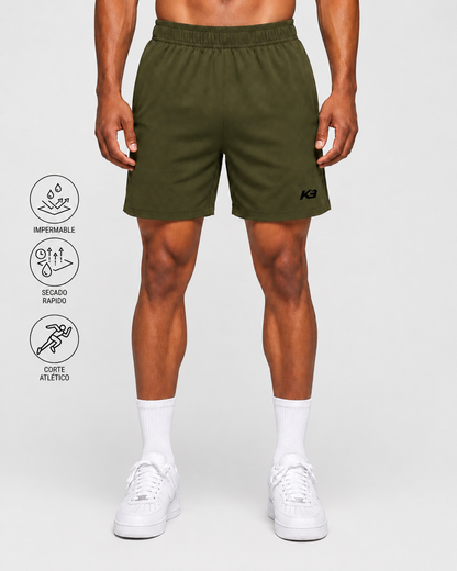 Pantaloneta Impermeable Fit Atletico┃KBMEN RF.401