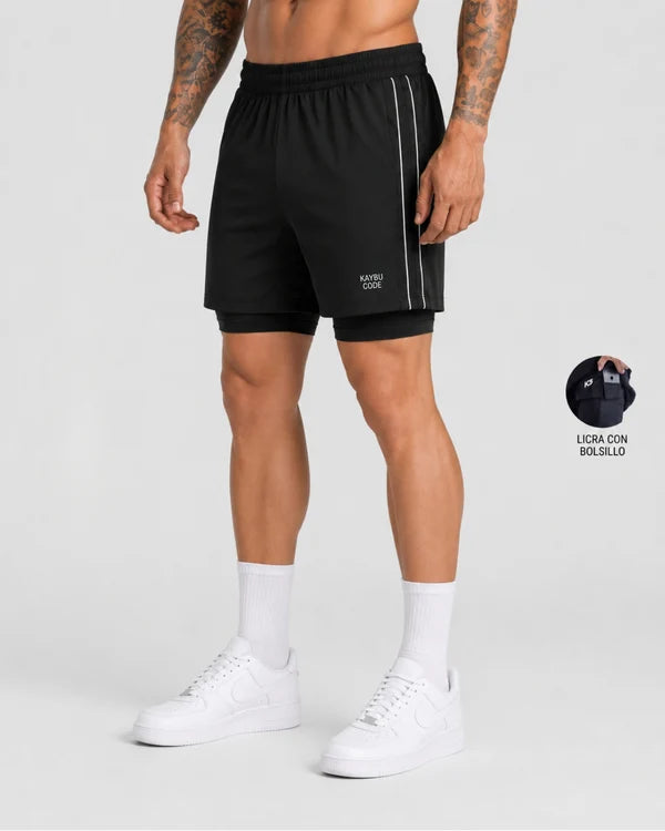 Pantaloneta con licra Code┃KBMEN RF.435