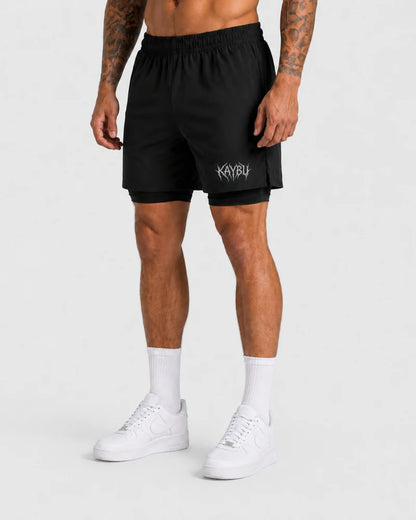 Pantaloneta Con Licra Y Bolsillo Kaybu Sauvage┃KBMEN RF.430