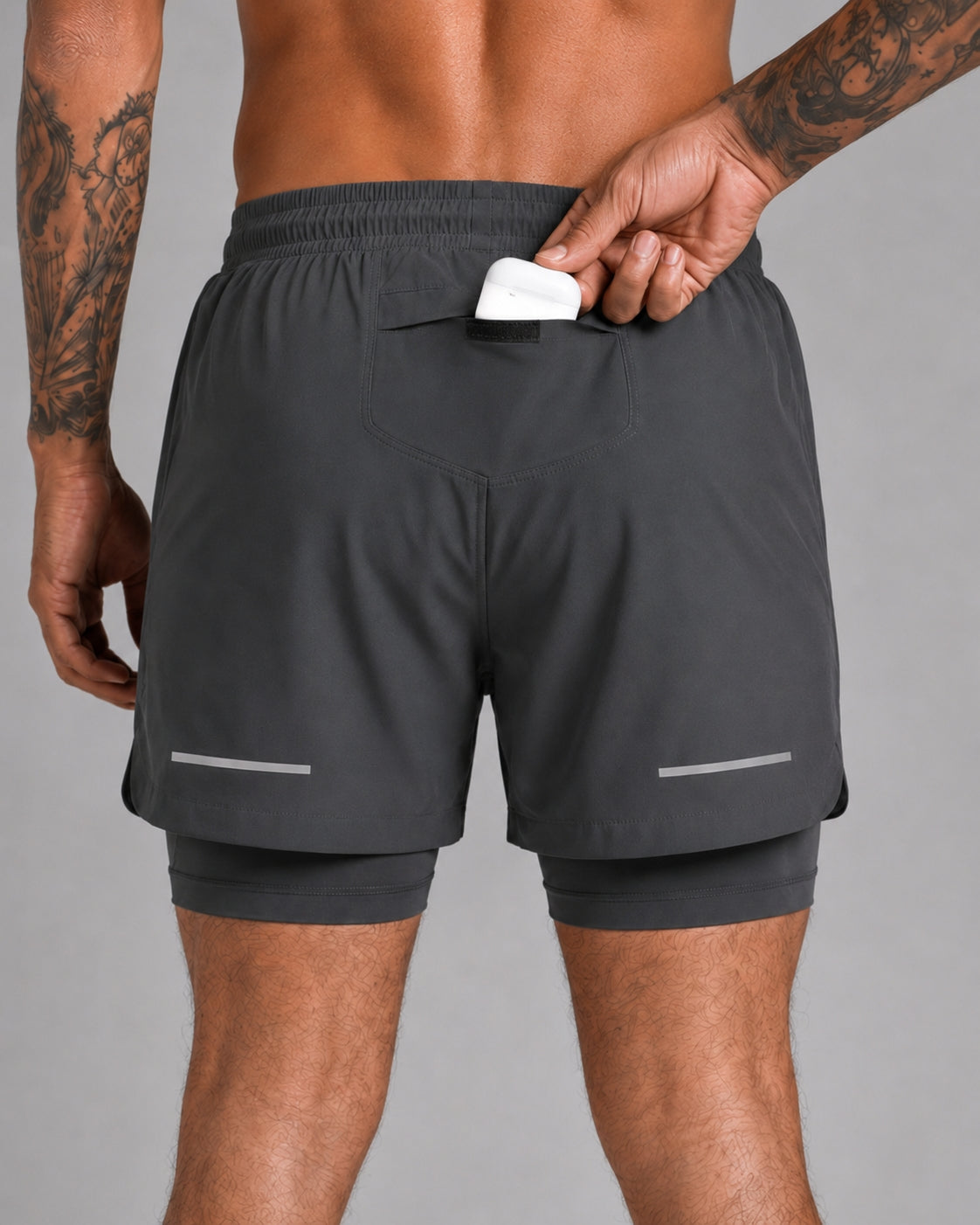 Pantaloneta Running Con Licra ┃KBMEN RF.343