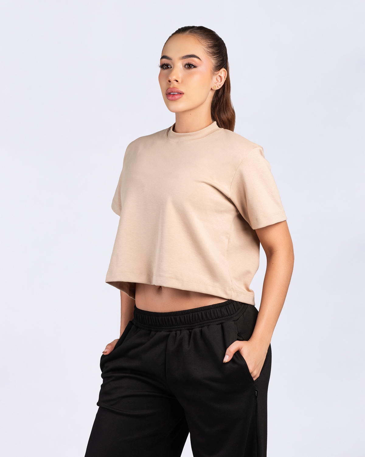 Blusa Oversize Corta Gymgirly | KAYBU Ref 1348