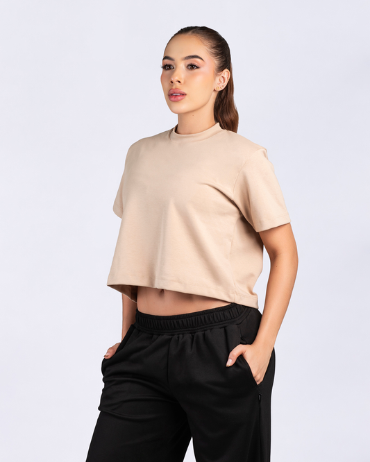 Blusa Oversize Corta Gymgirly | KAYBU Ref 1348