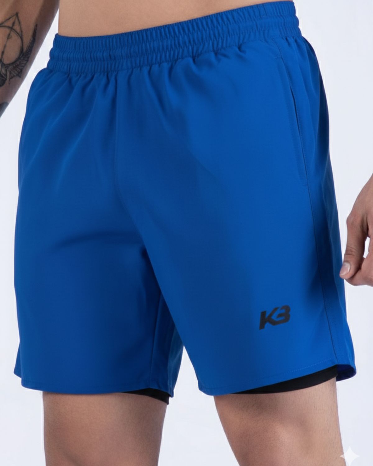 Pantaloneta Con Licra Y Bolsillo┃KBMEN RF.103
